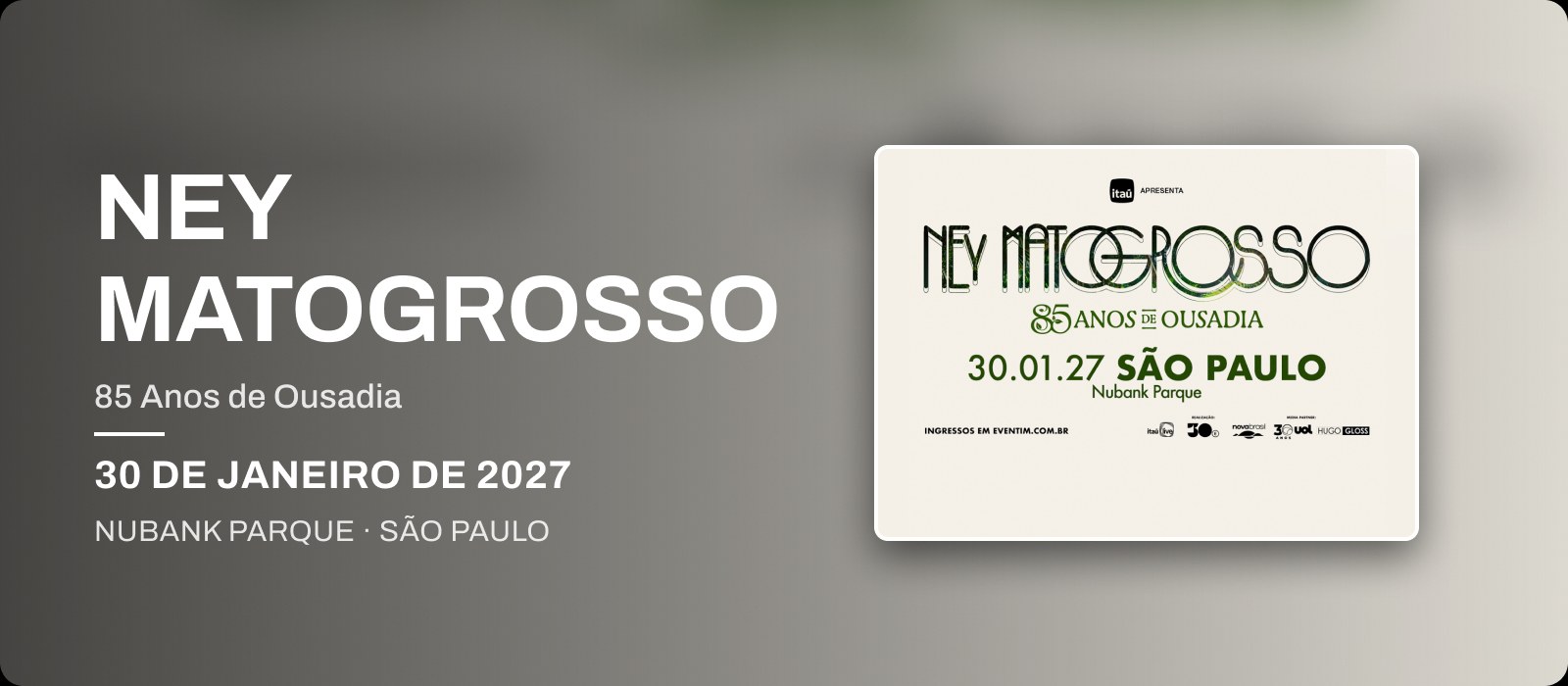 Ney Matogrosso – 85 Anos de Ousadia
